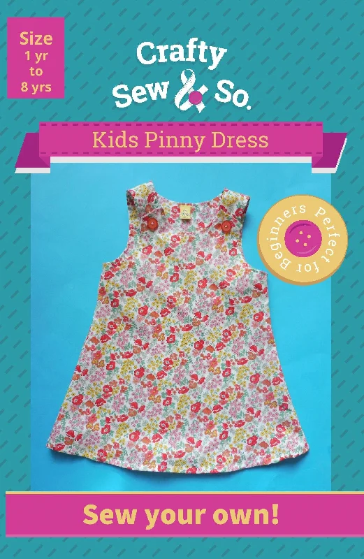Crafty Sew & So Kids Pinny Dress PDF Pattern