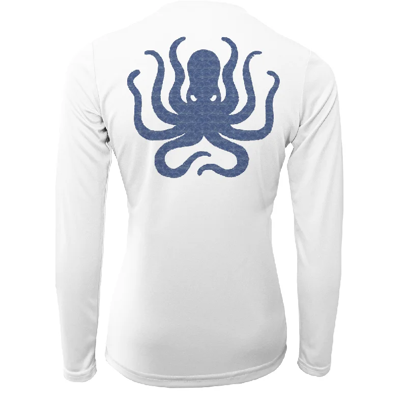 Charleston, SC Kraken Women's Long Sleeve UPF 50 + Dry-Fit Shirt Modern Fit Short Sleeve