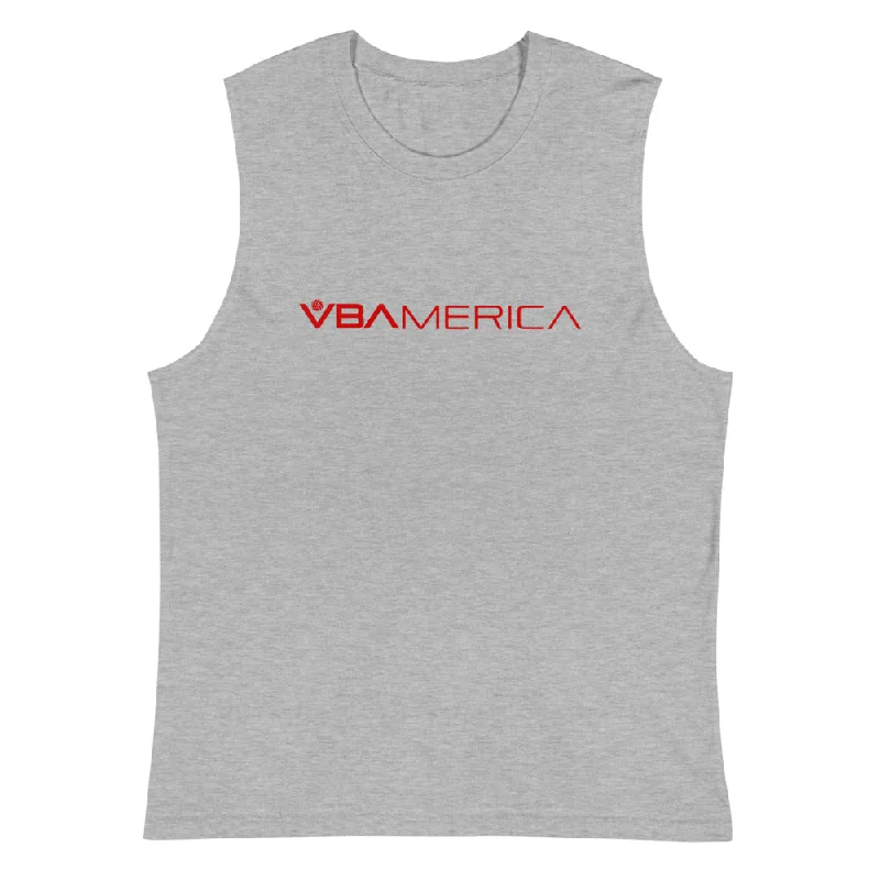 VBAmerica Muscle Shirt Fashionable Pleated Short Shirt