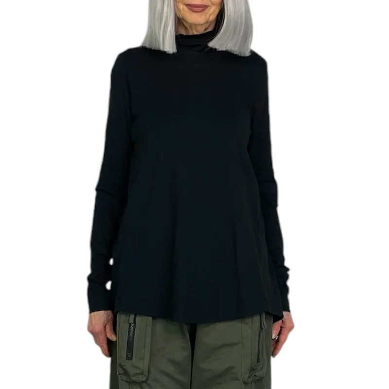 A-LINE TURTLENECK TEE Iron Safe Non-Iron Wrinkle Free