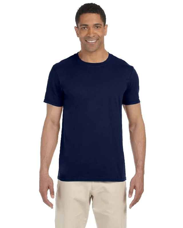 Gildan SoftStyle T-Shirt | Navy Cashmere Blend Cotton Blend Poly Blend