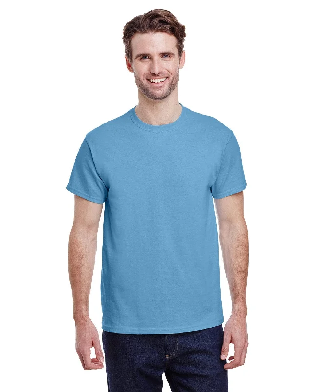 Gildan Ultra Cotton Heavyweight T-Shirt | Carolina Blue Spandex Blend Rayon Blend Denim Blend