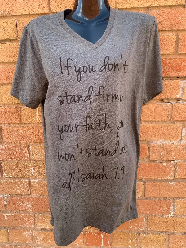 If you don't stand Firm T-Shirt Cashmere Blend Cotton Blend Poly Blend