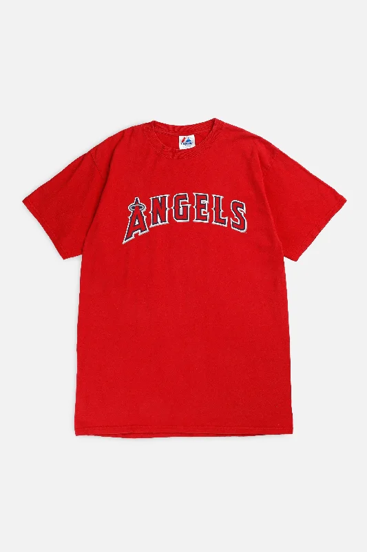 Vintage LA Angels MLB Tee - M Hooded Caped Shawl Collar