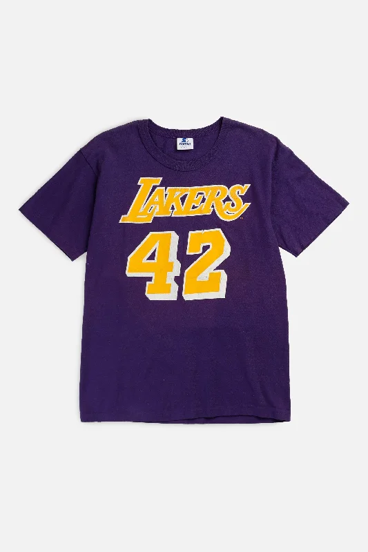 Vintage LA Lakers NBA Tee - Women's S Seamless Knitted Crochet