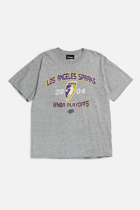 Vintage LA Sparks WNBA Tee - M Chenille Fabric Brocade Fabric Lace Fabric