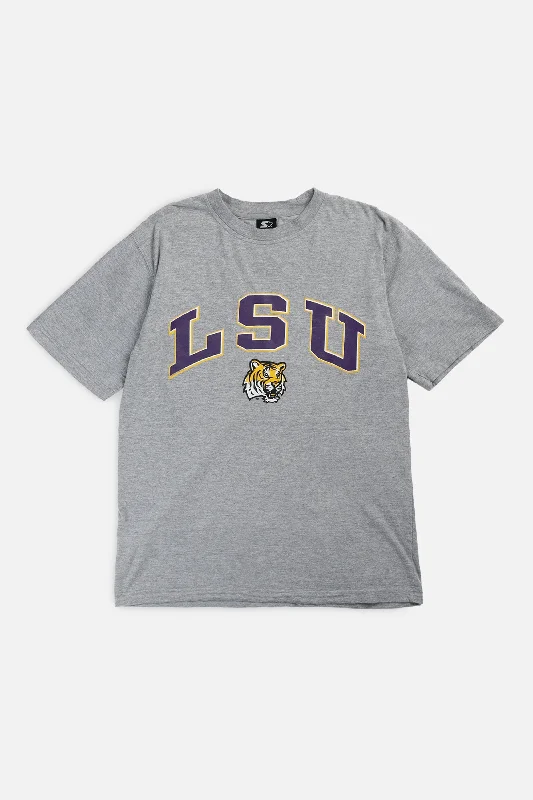 Vintage LSU Tigers Tee - M Elasticated Padded Insulated