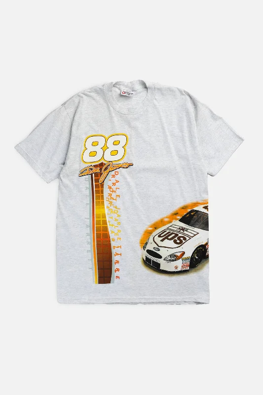 Vintage Racing Tee - M Ribbed T-Shirt High Neck Heavyweight