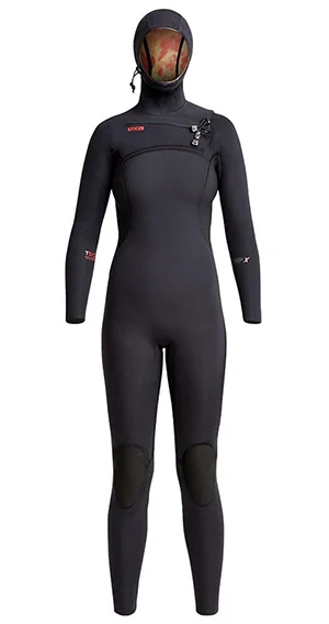 Xcel Comp X 5.5/4.5 Hooded Women's Wetsuit Hoodie with Hood Adjustable Protection