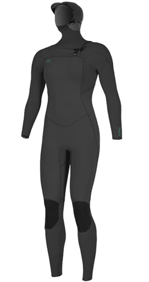 O'neill  Ninja 5/4 Hooded Women's Wetsuit  ON SALE! Hoodie with Contrast Stitching Detailed Premium