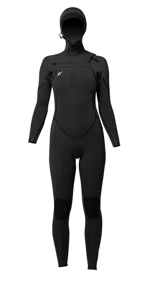 Buell 6/5/4 RB2 Hooded Women's Wetsuit Hoodie with Ribbed Hem Stretchable Secure