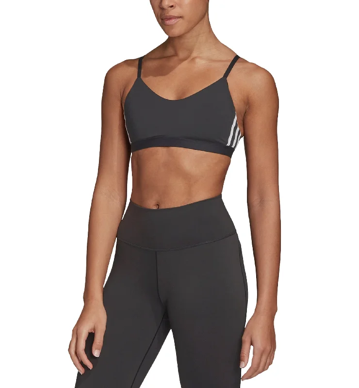 Adidas Womens All Me Aeroready Low Impact Sports Bra Push-Up Bralette Set