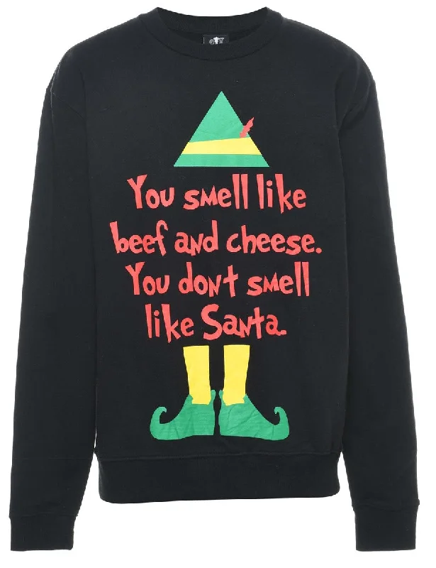 Black Christmas Sweatshirt - S Hoodie Sweatshirt Pullover