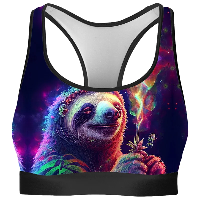 Chill Sloth Rave Bra Casual Bralette Set