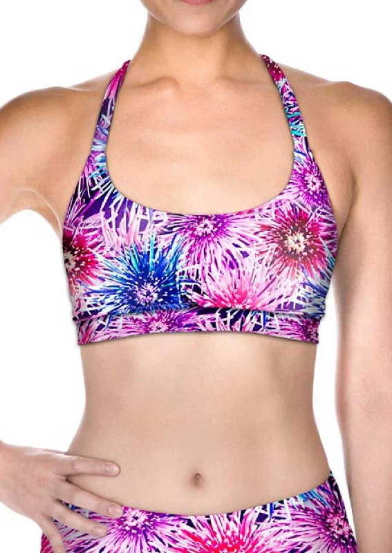 Fire Sports Bra Stretchy Full Coverage