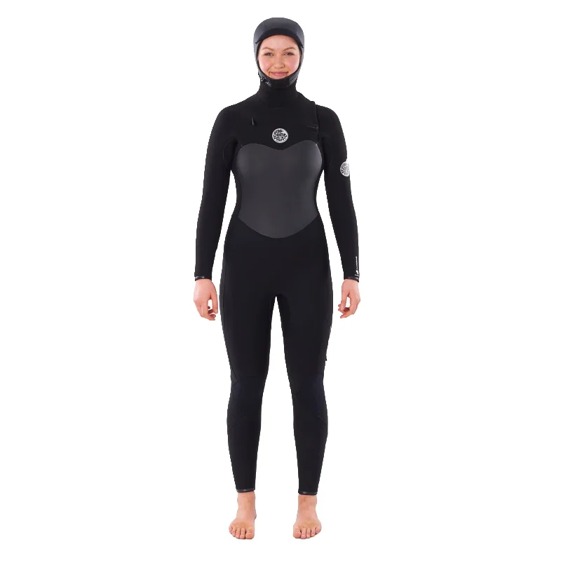 Flashbomb 6/4 Hooded Wetsuit Hoodie with Set-In Sleeves Structured Classic