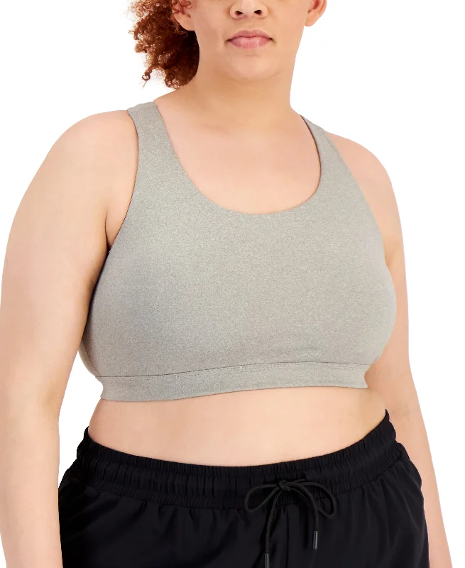 ID Ideology Plus Size Sweat Set Sports Bra Lace Back Bra