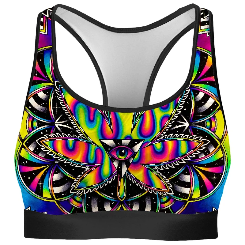 Kronic Haze Rave Bra Breathable Sports Bra