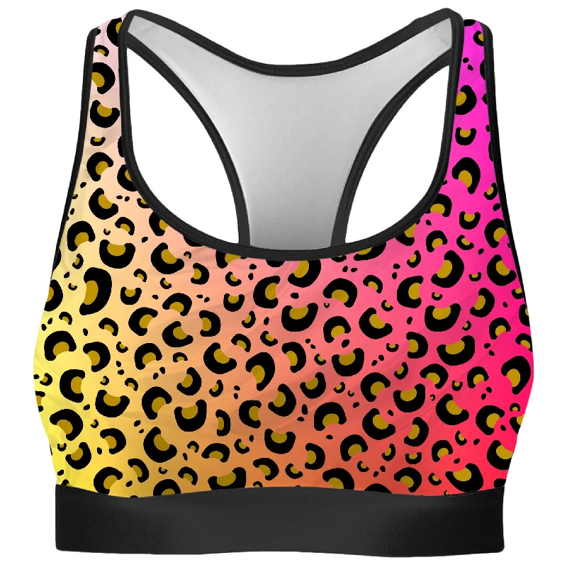 Leopard Spots Rave Bra Elegant Silk Bra