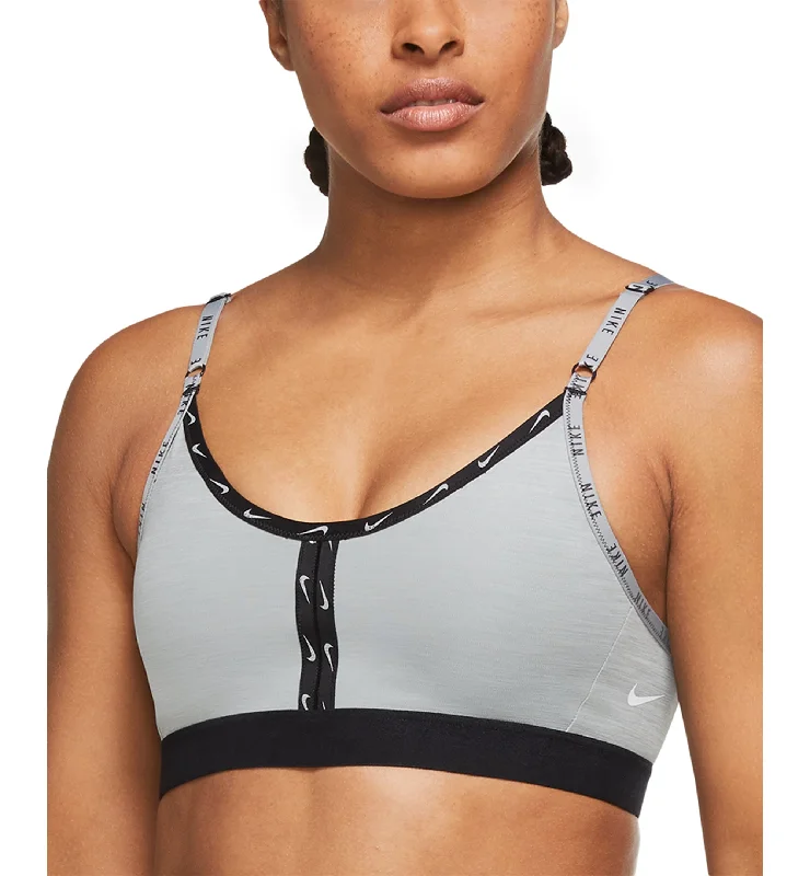 Nike Womens Dri-fit Indy Low-Impact Sports Bra Full Coverage Bralette