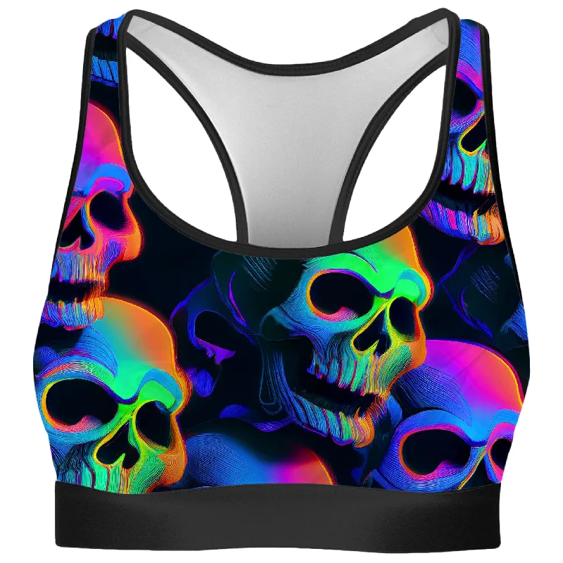 Psychedelic Nightmare Rave Bra Comfort Fit Bralette