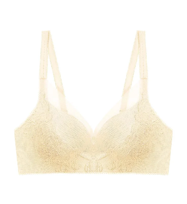 Sculpt Fleur Padded Bra Sexy Mesh Bra