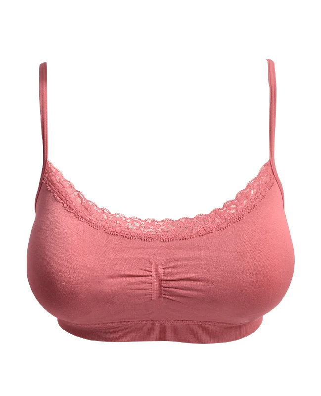 Sofra Lace Sports Bra Soft Support Bra