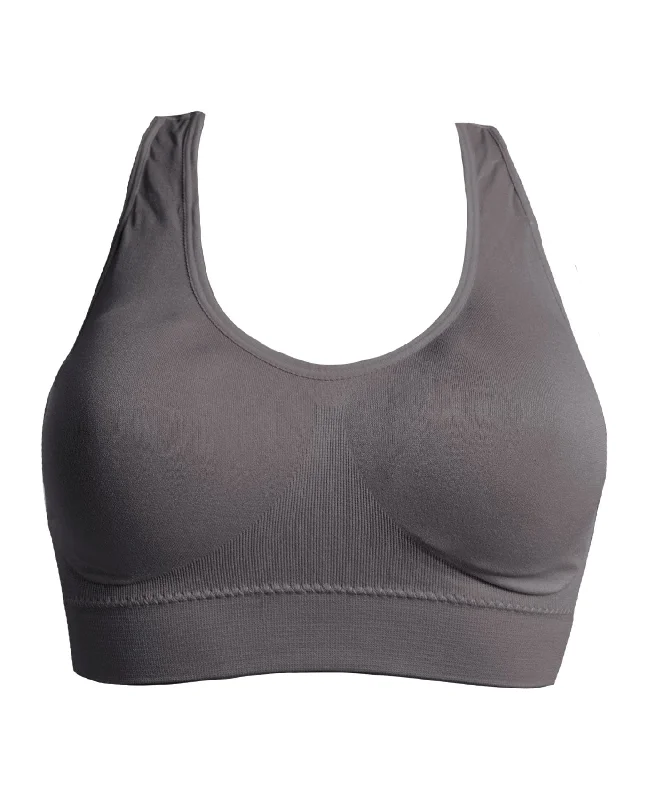 Sofra Simple Colors Sports Bra Casual Bralette Set