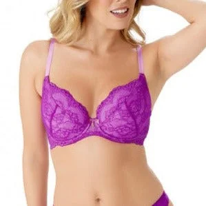 Superboost Lace Padded Plunge Bra In Orchid - Gossard Lacy Underwire Bra