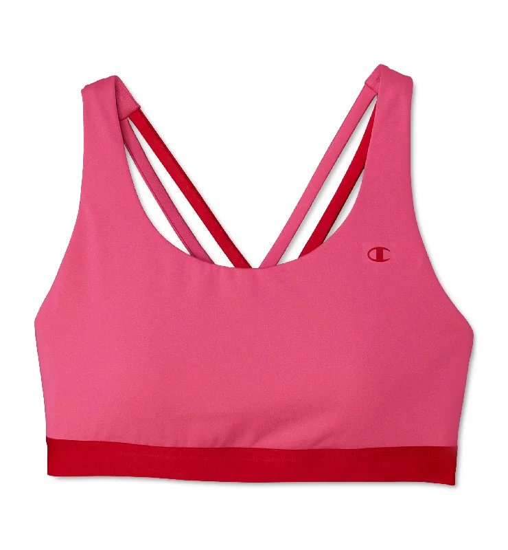 Women's The Absolute Strappy-Racerback Sports Bra Light Padded Bra