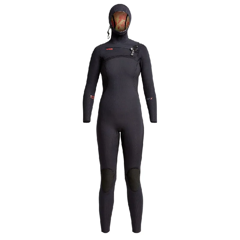 Xcel Women's Comp X 5.5/4.5mm Hooded Wetsuit - Black Hoodie Sweatshirt Pullover