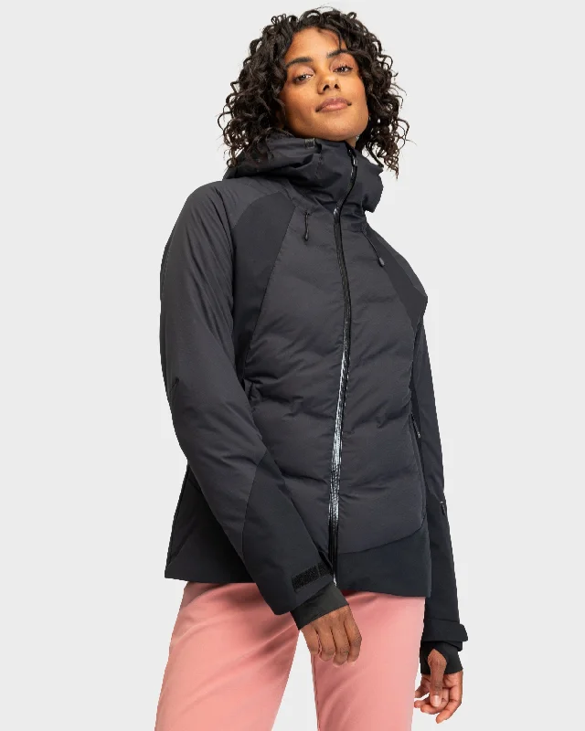 Womens Dusk Snow Jacket Welt Pockets Slit Pockets Flap Pockets