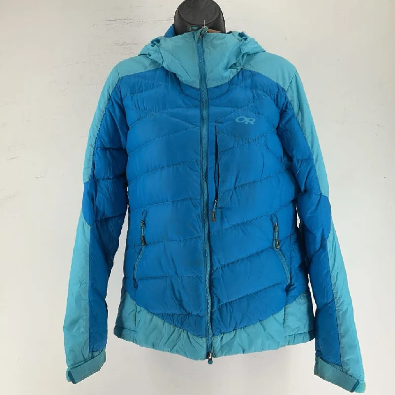 Outdoor Research Women's Insulated Hooded Puffer Jacket Rayon Fabric Velvet Fabric Corduroy Fabric