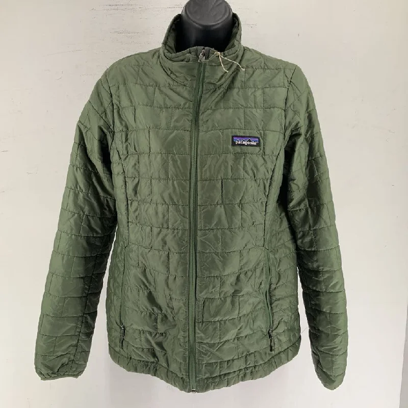 Patagonia Women's Nano Puff Jacket Ribbed Jacket Pleated Jacket Ruffled Jacket