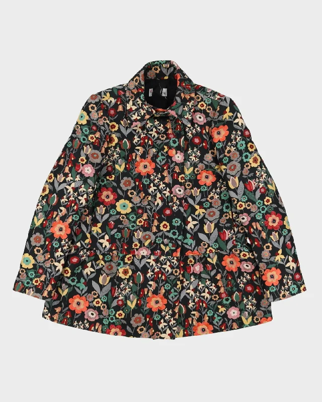 Red Valentino Floral Jacket - S Hoodie Zip-Up Jacket Button-Up Jacket