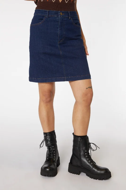 Denim Cherub Mini Skirt cashmere skirt soft