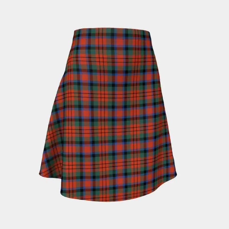 MacDuff Ancient Tartan Flared Skirt corduroy skirt cozy