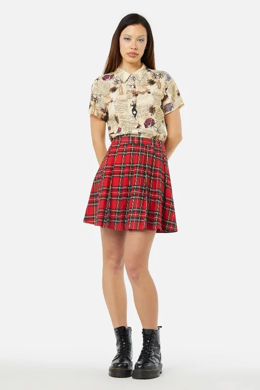 Chosen Tartan Skirt denim skirt casual