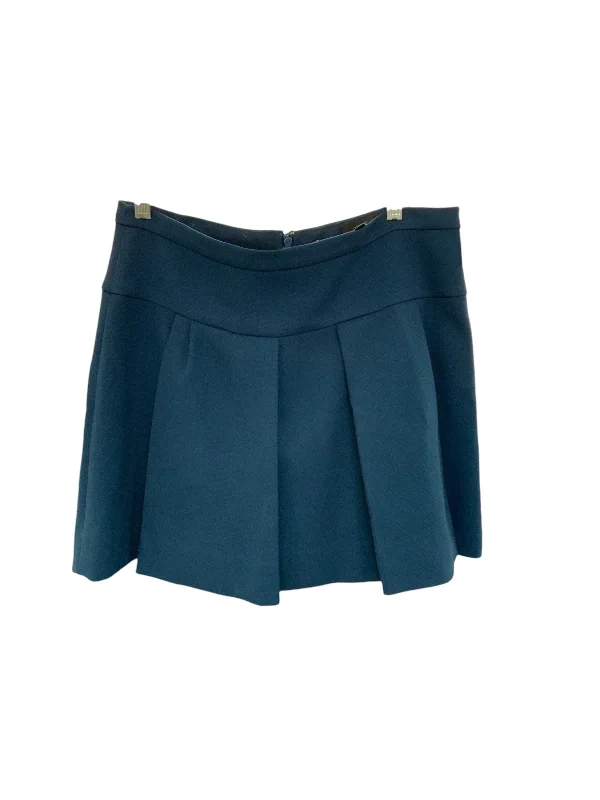 J Crew Women's Skirt Marine 10 belted skirt waist