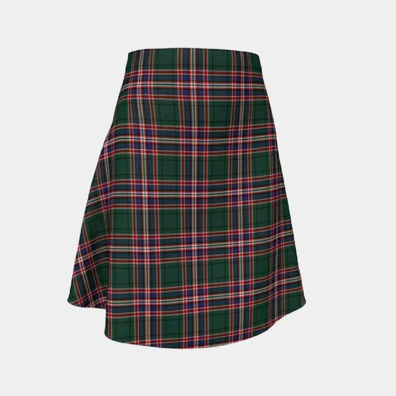 MacFarlane Hunting Modern Tartan Flared Skirt lace skirt intricate