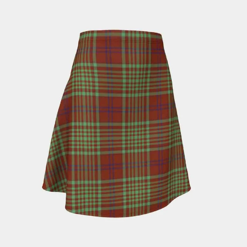 MacGillivray Hunting Ancient Tartan Flared Skirt patchwork skirt art