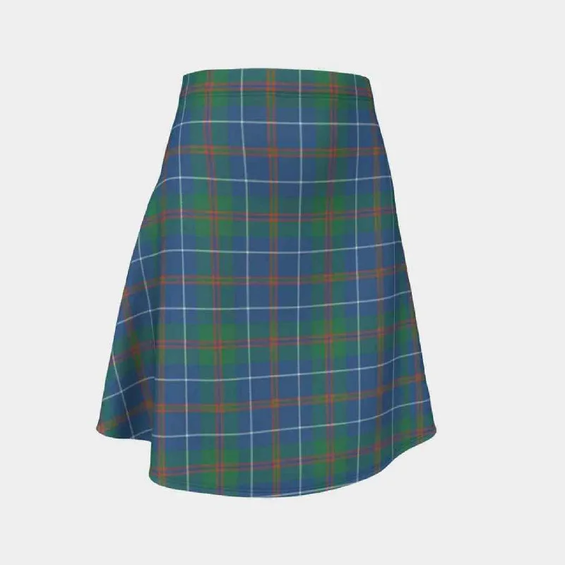 MacHardy Ancient Tartan Flared Skirt linen skirt airy