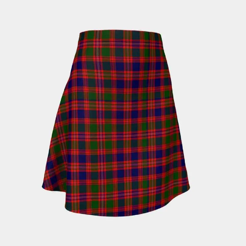 MacIntyre Modern Tartan Flared Skirt silk skirt luxurious