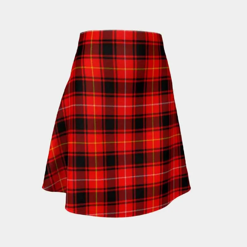 MacIver Modern Tartan Flared Skirt chiffon skirt flowing