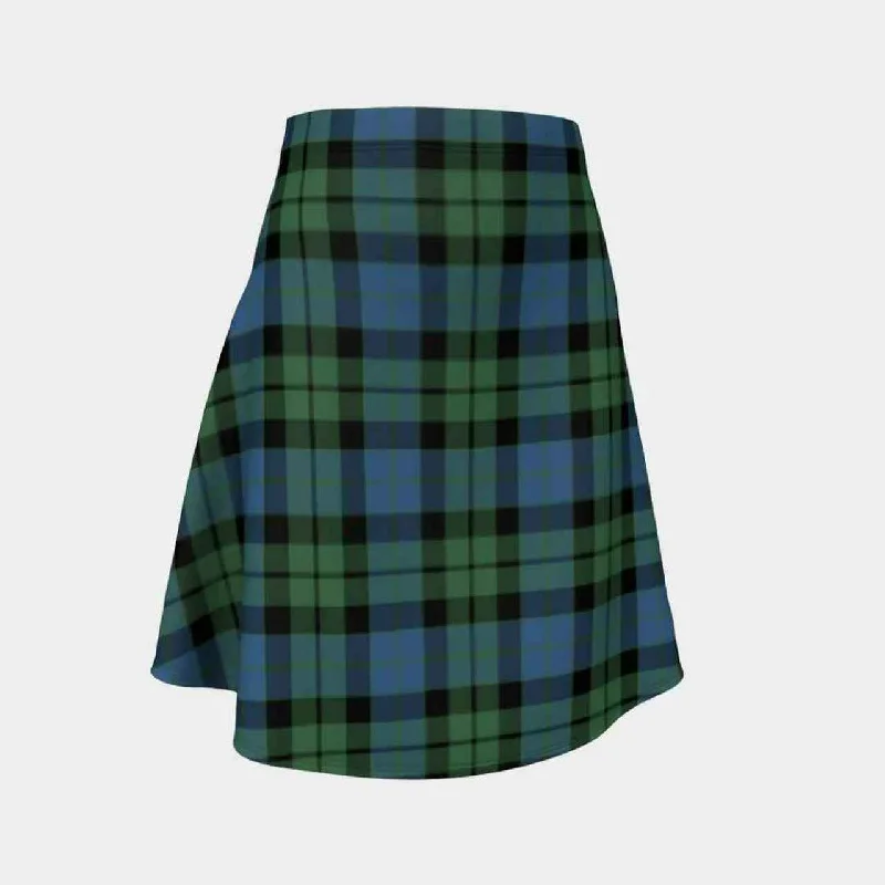 MacKay Ancient Tartan Flared Skirt wool skirt breathable