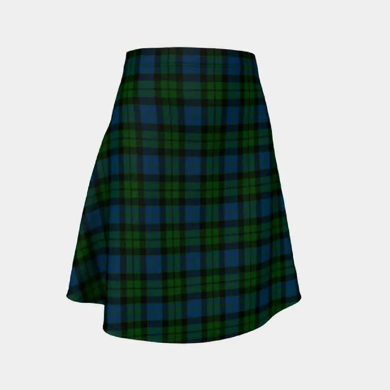 MacKay Modern Tartan Flared Skirt seamless skirt comfort