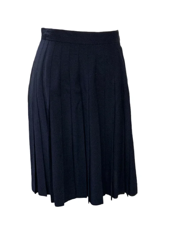 Talbots Women's Skirt Navy P velvet skirt luxury